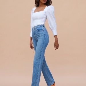 Reformation - Stilton Linen Top (NWT)